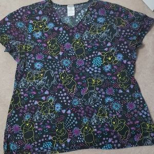 Large Disney scrub top